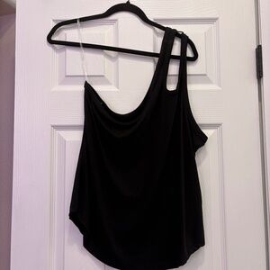 Black off the shoulder tankTop